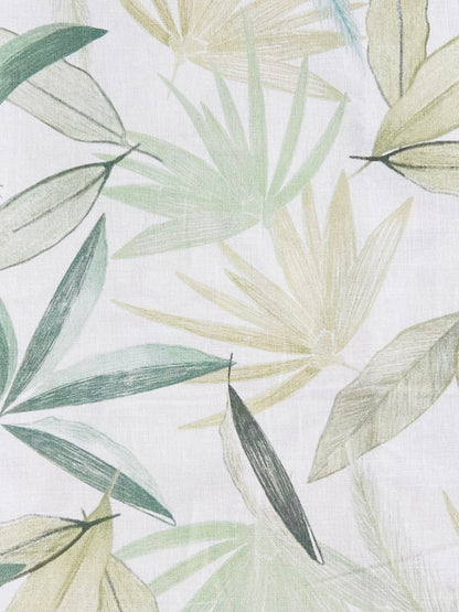 Printed Linen Eucalyptus