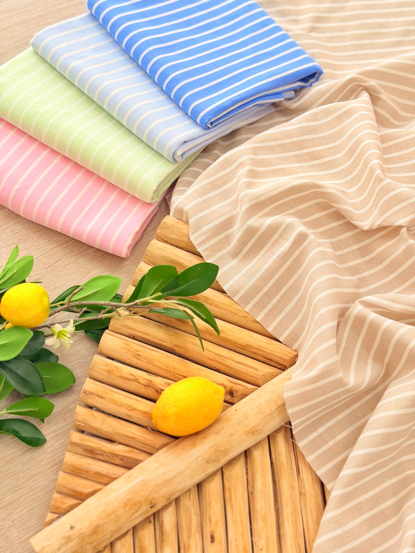 Printed Linen Stripes 19