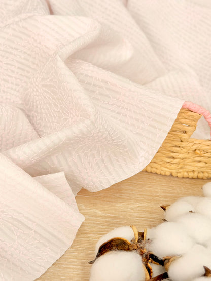 Puff Printed Cotton Blush Bloom