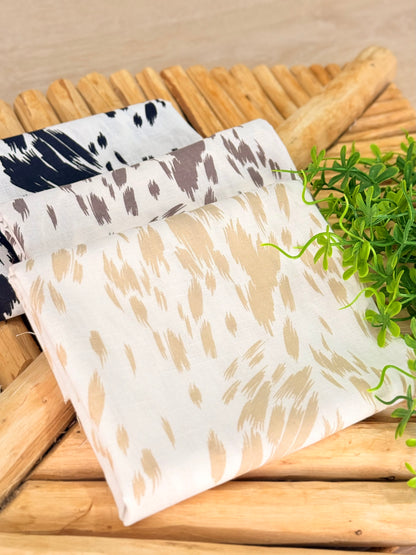 Printed Linen Brushstroke