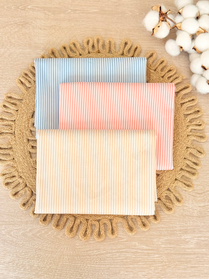 Cotton Twill Pastel Stripes