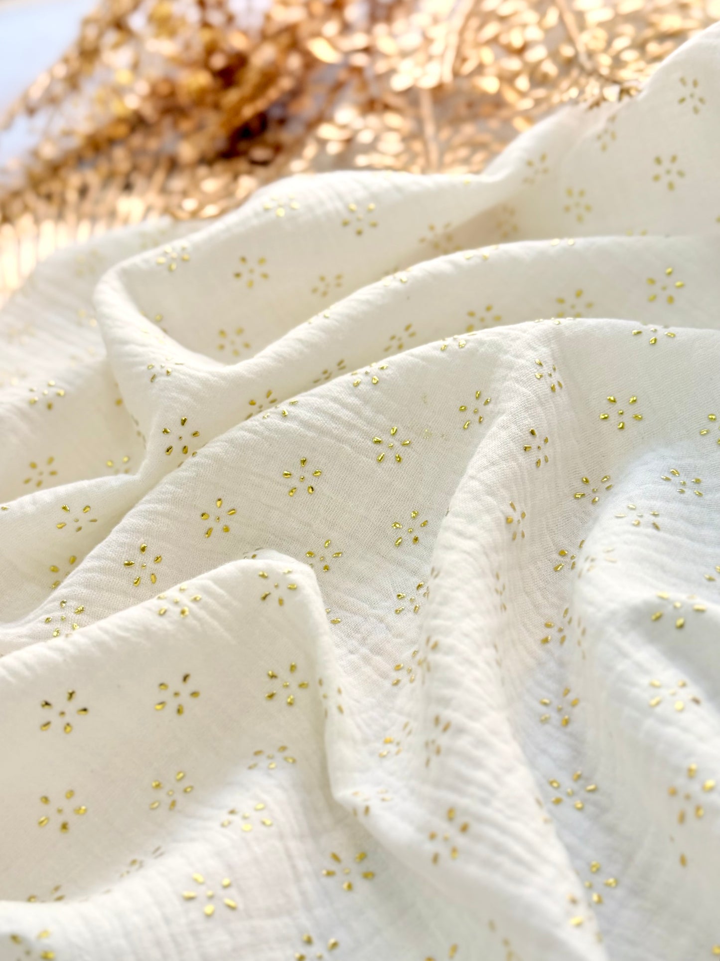 Muselina Foil Golden Petals