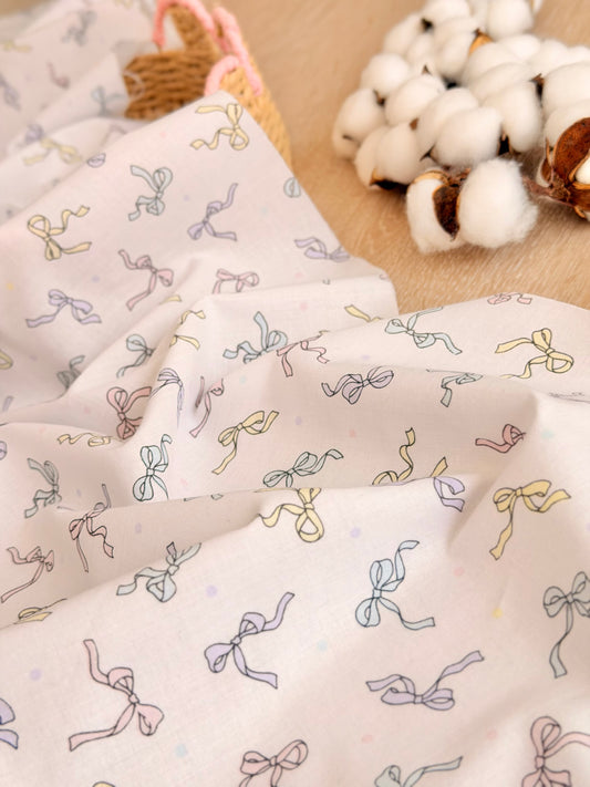 Printed Cotton Pastel Ribbons