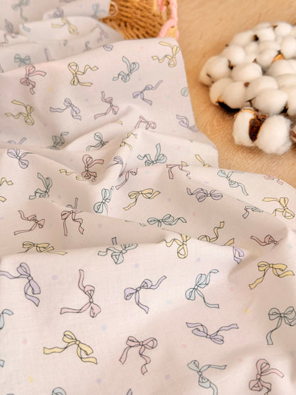 Printed Cotton Pastel Ribbons