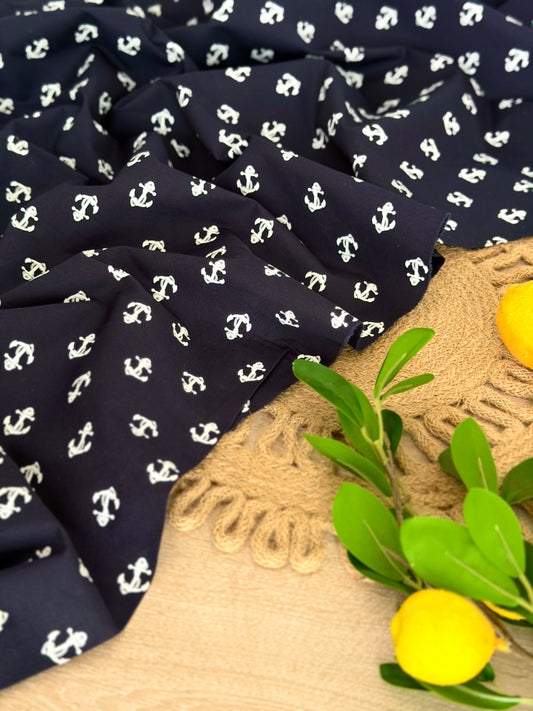 Printed Cotton Sail Away