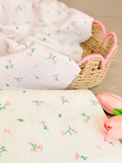 Printed Cotton Jersey Petite Meadow