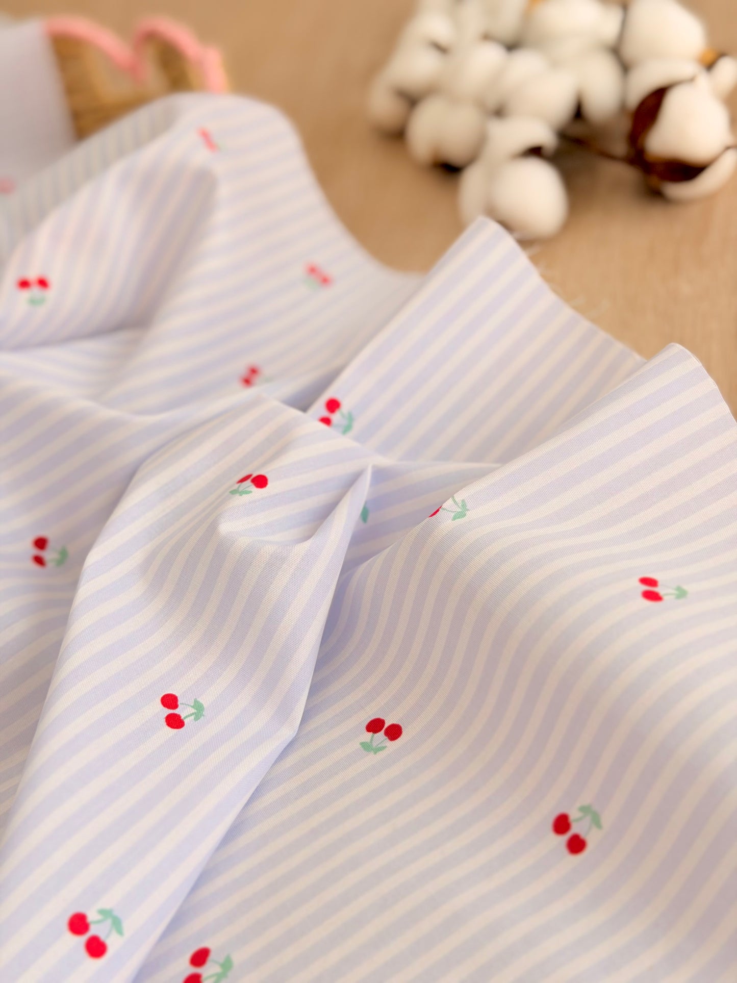 Printed Cotton Cherry Lane