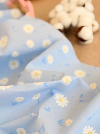 Puff Printed Cotton Daisy Blush