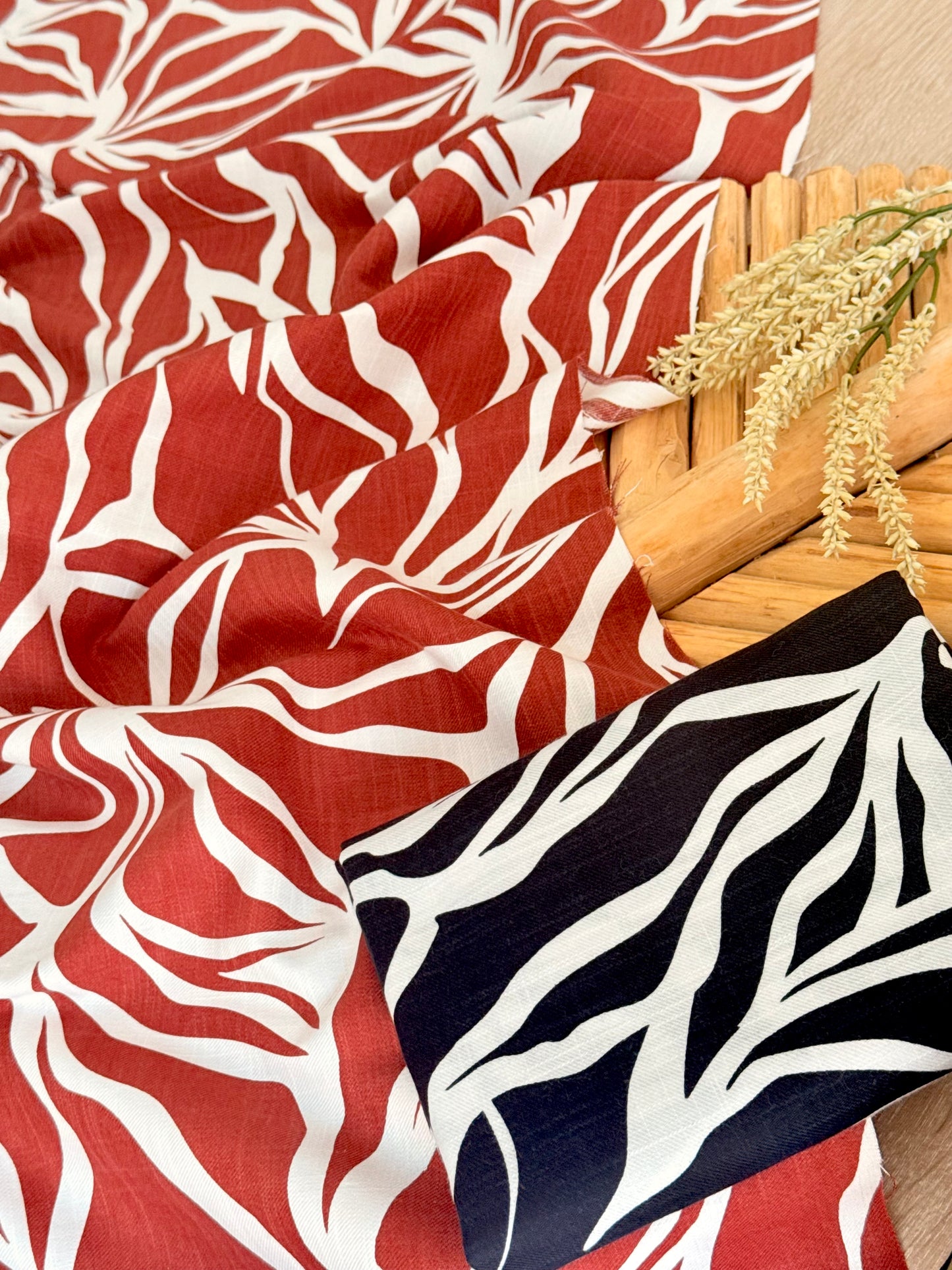 Printed Linen Wild Flow