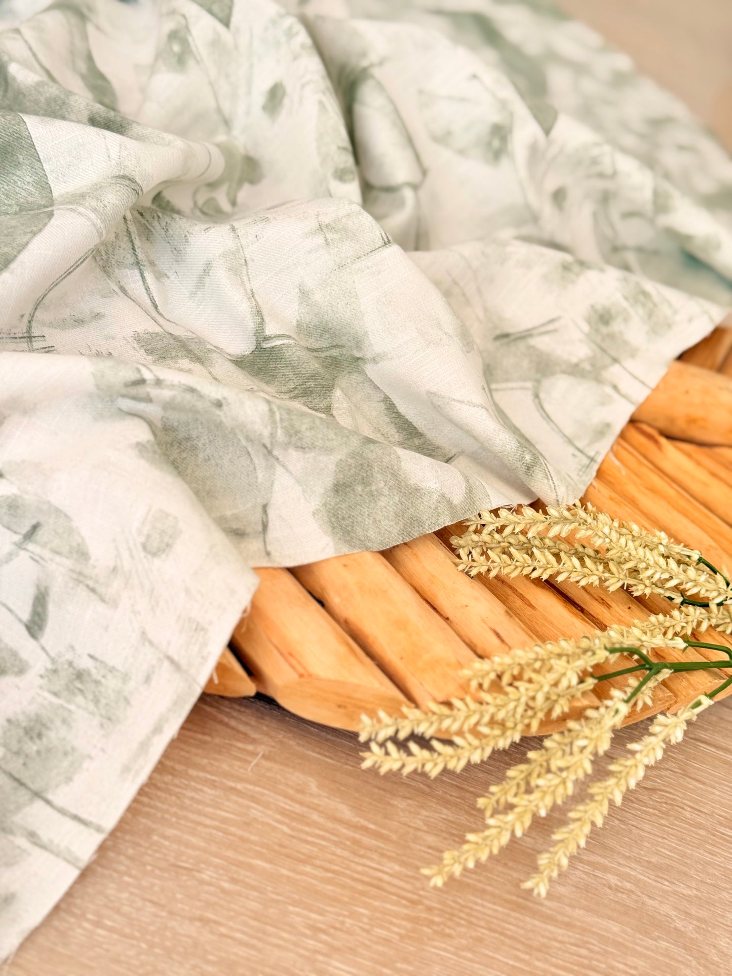 Printed Linen Slub Painter’s Canvas