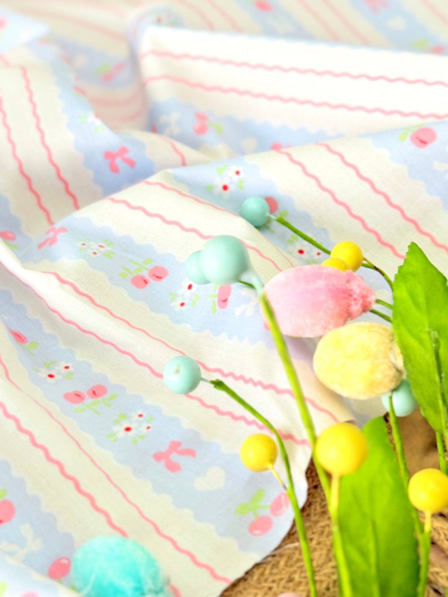 Printed Cotton Sweet Bows