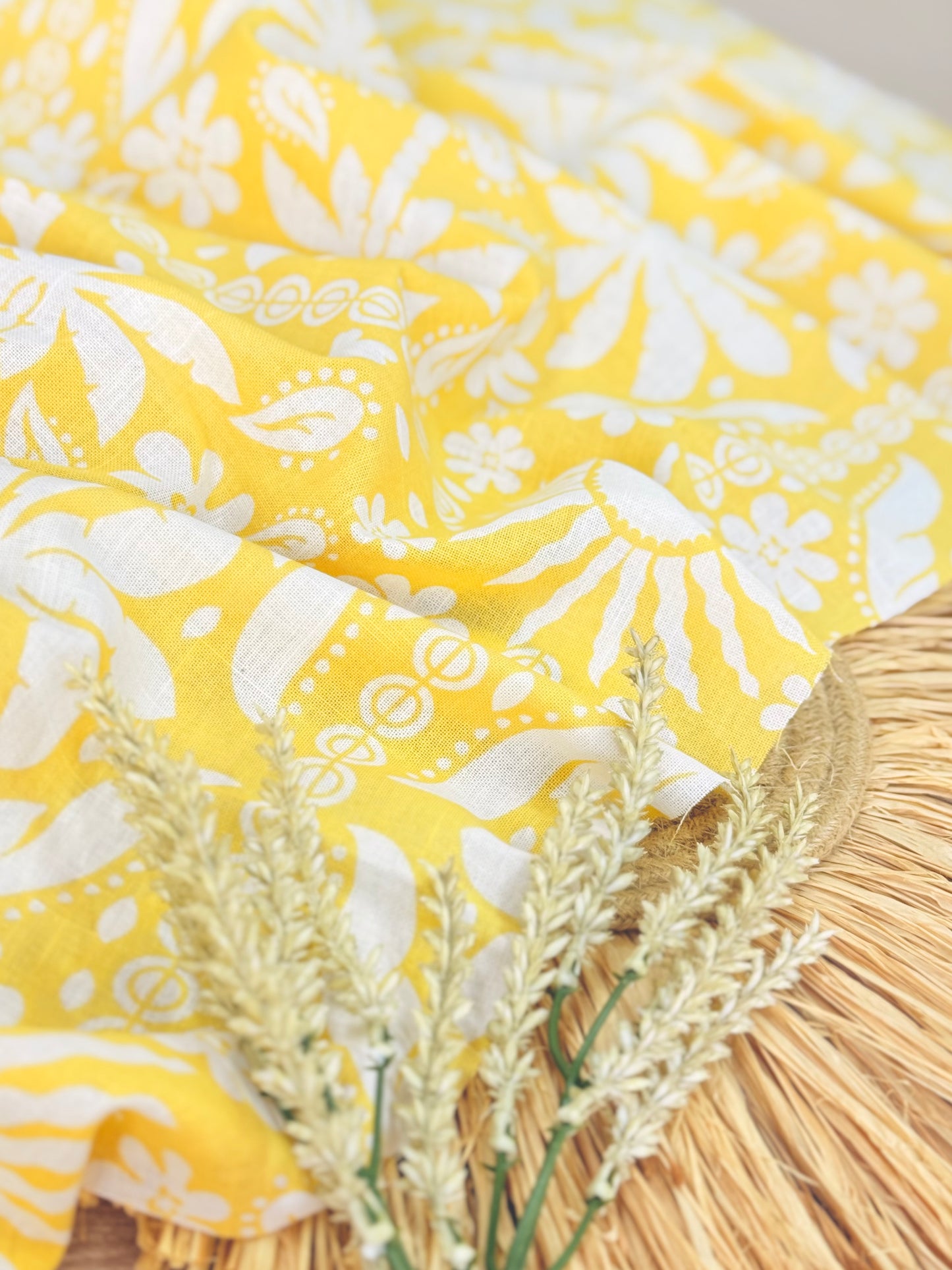 Printed Linen Sunlit Heritage