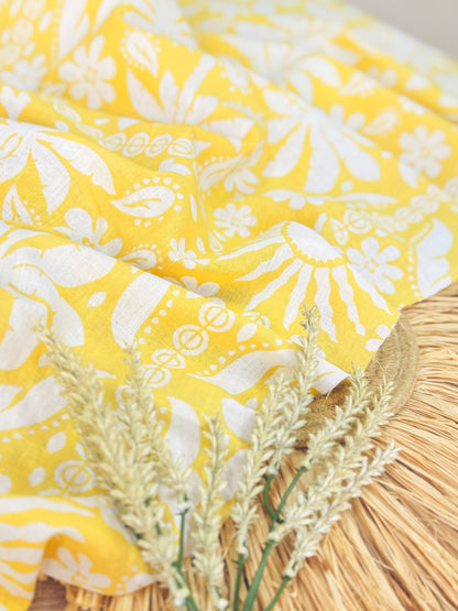 Printed Linen Sunlit Heritage