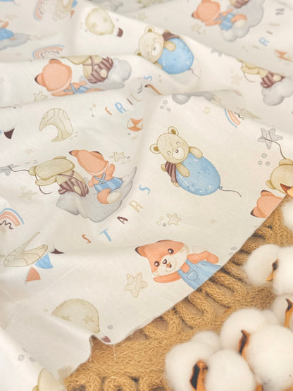 Cotton Twill Dreamy Bears