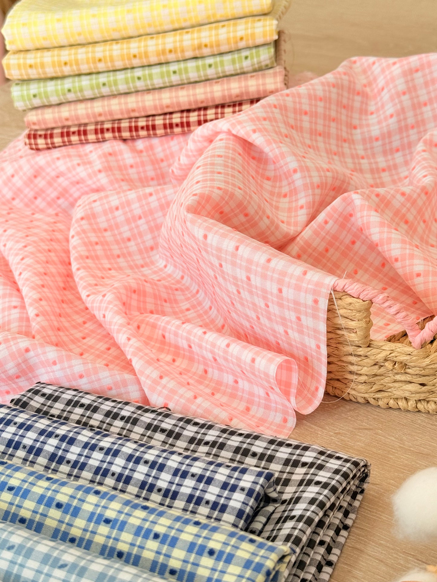 Plumeti Cotton Vichy | Algodón Plumeti