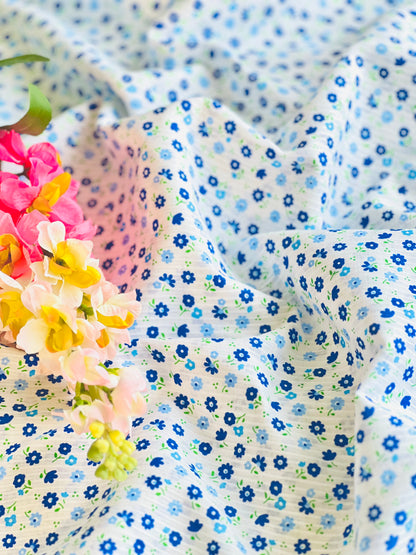 Printed Cotton Spring Daisies