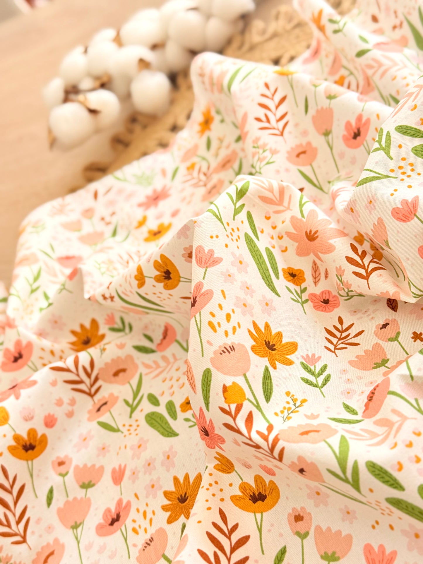 Cotton Twill Golden Bloom
