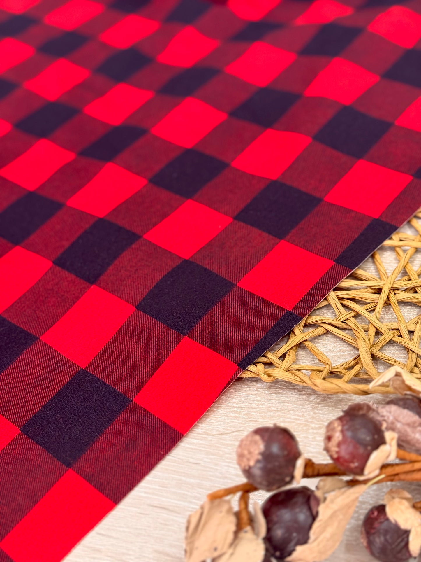 Interlock Buffalo Plaid Red