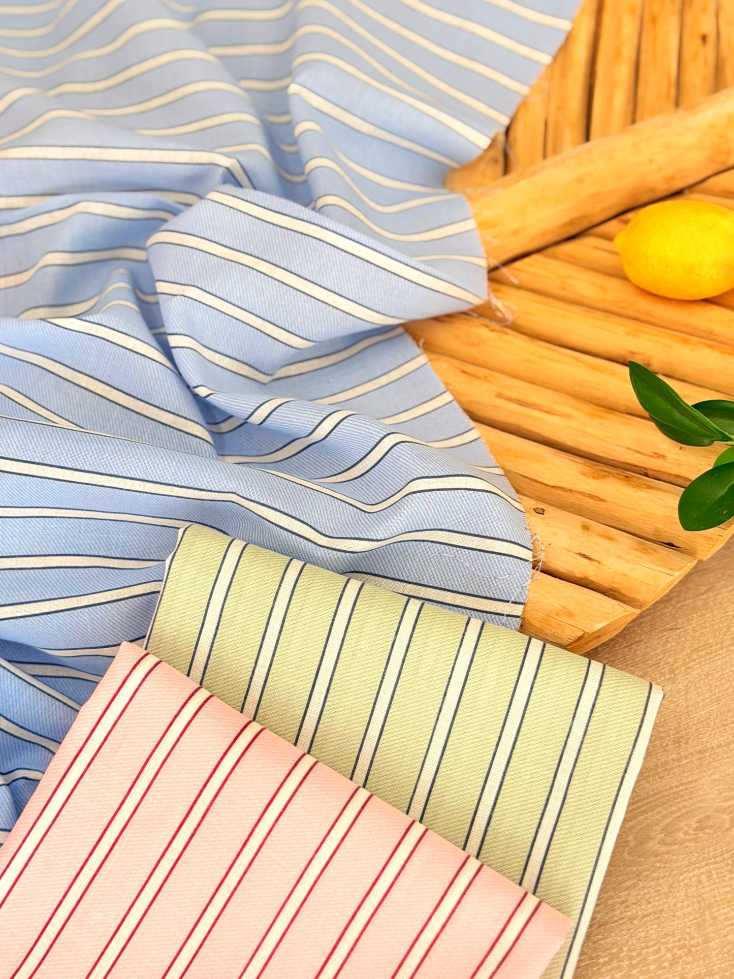 Printed Linen Stripes 22