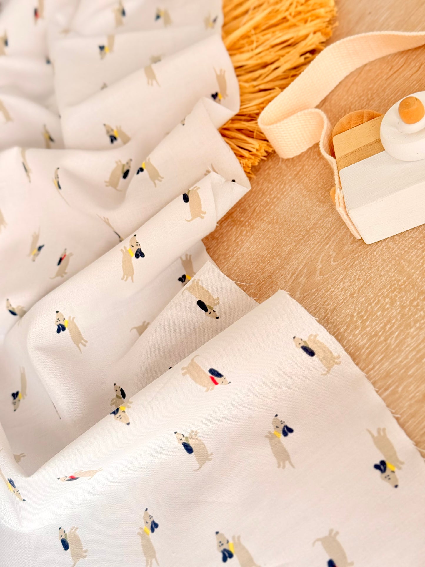 Printed Cotton Little Paws