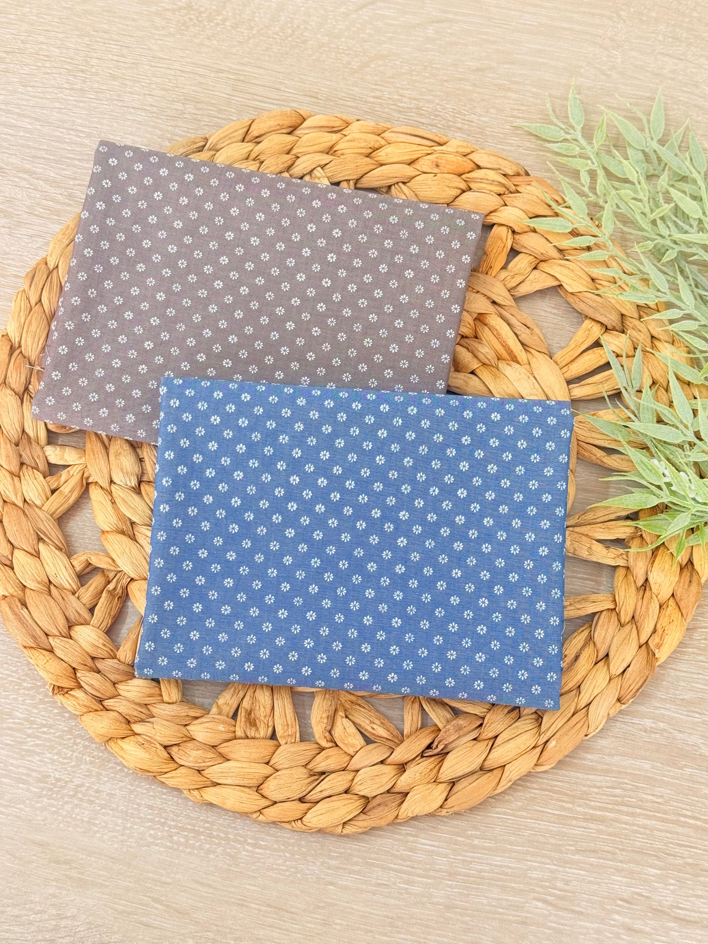 Printed Denim Meadow Dots