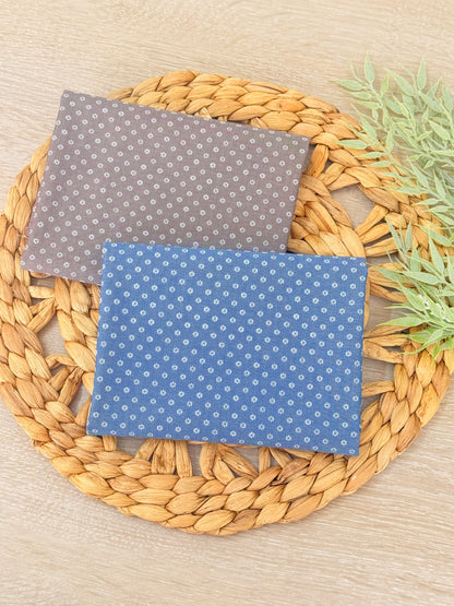 Printed Denim Meadow Dots