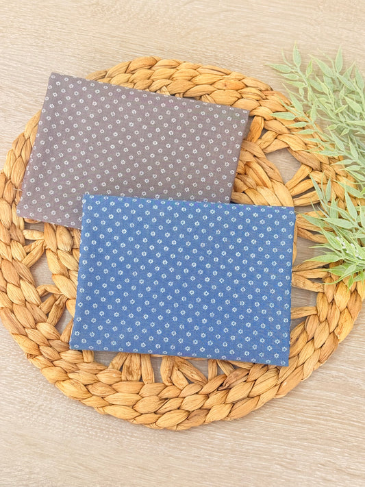 Printed Denim Meadow Dots