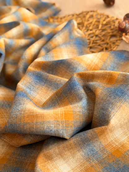 Paño de Lana Autumn Sky Plaid