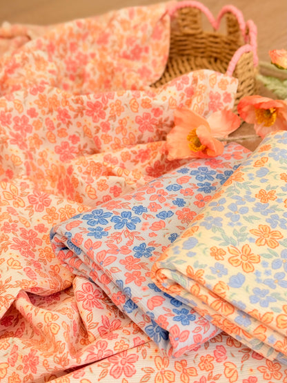 Printed Rib Sunset Meadow