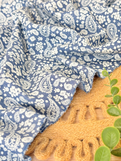 Printed Denim Bandana