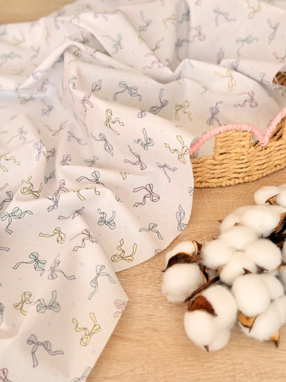 Printed Cotton Pastel Ribbons