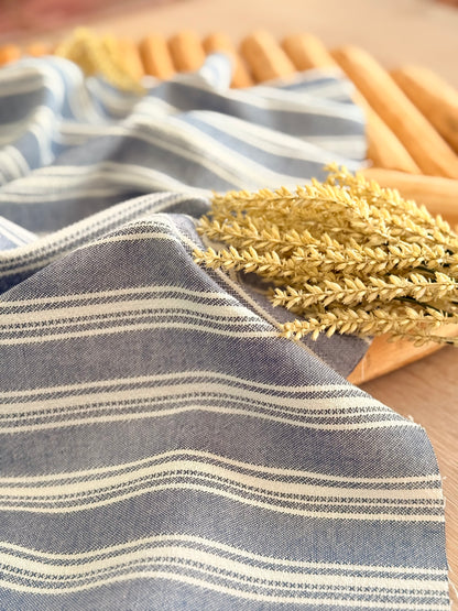 Artisanal Printed Linen Stripes 03