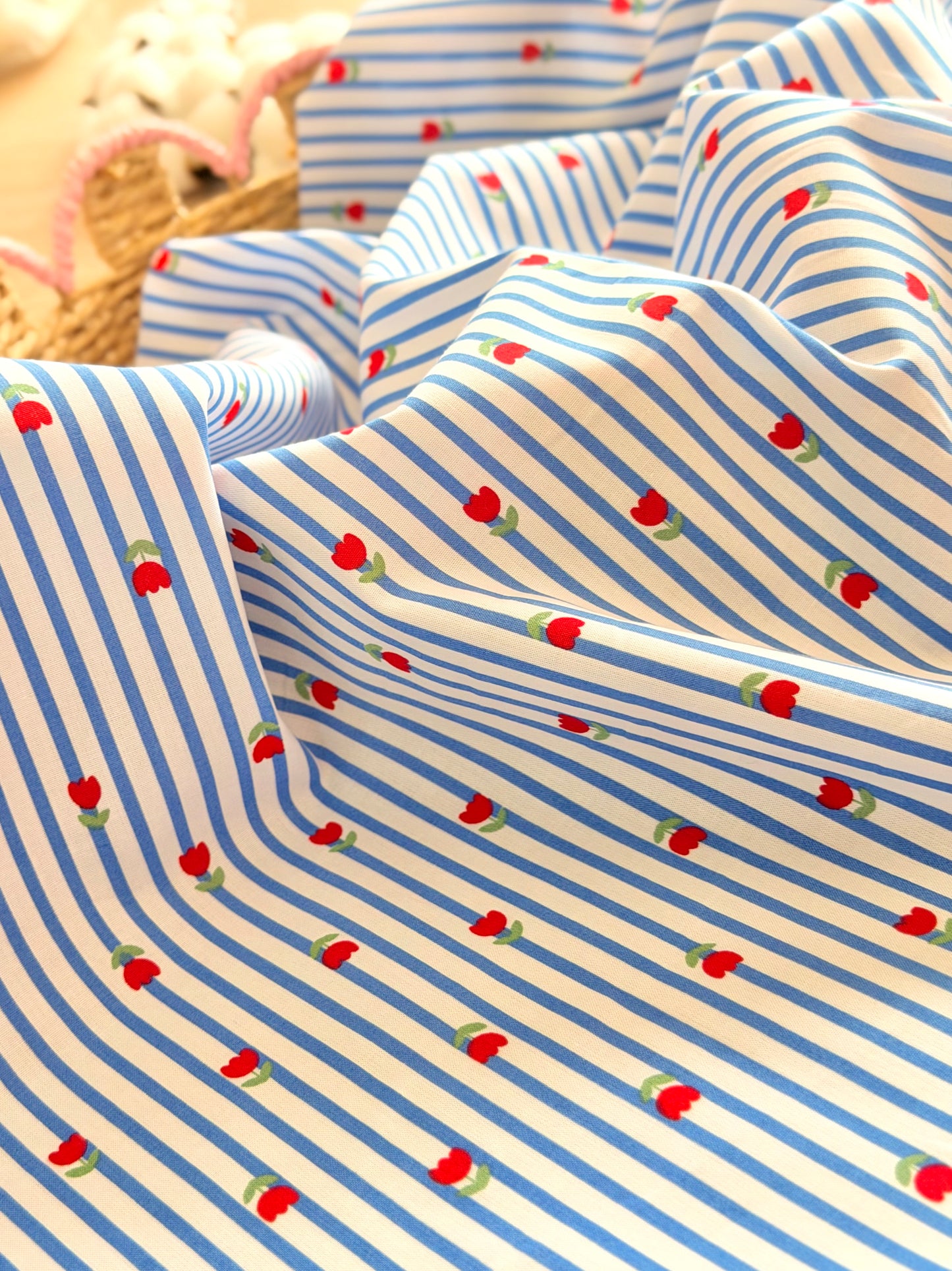Printed Cotton Tulip Lane