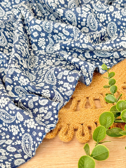 Printed Denim Bandana