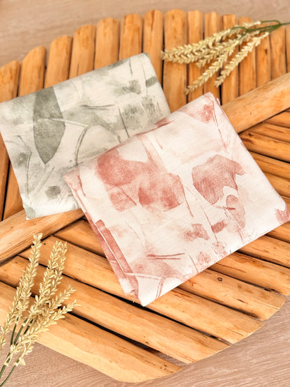 Printed Linen Slub Painter’s Canvas