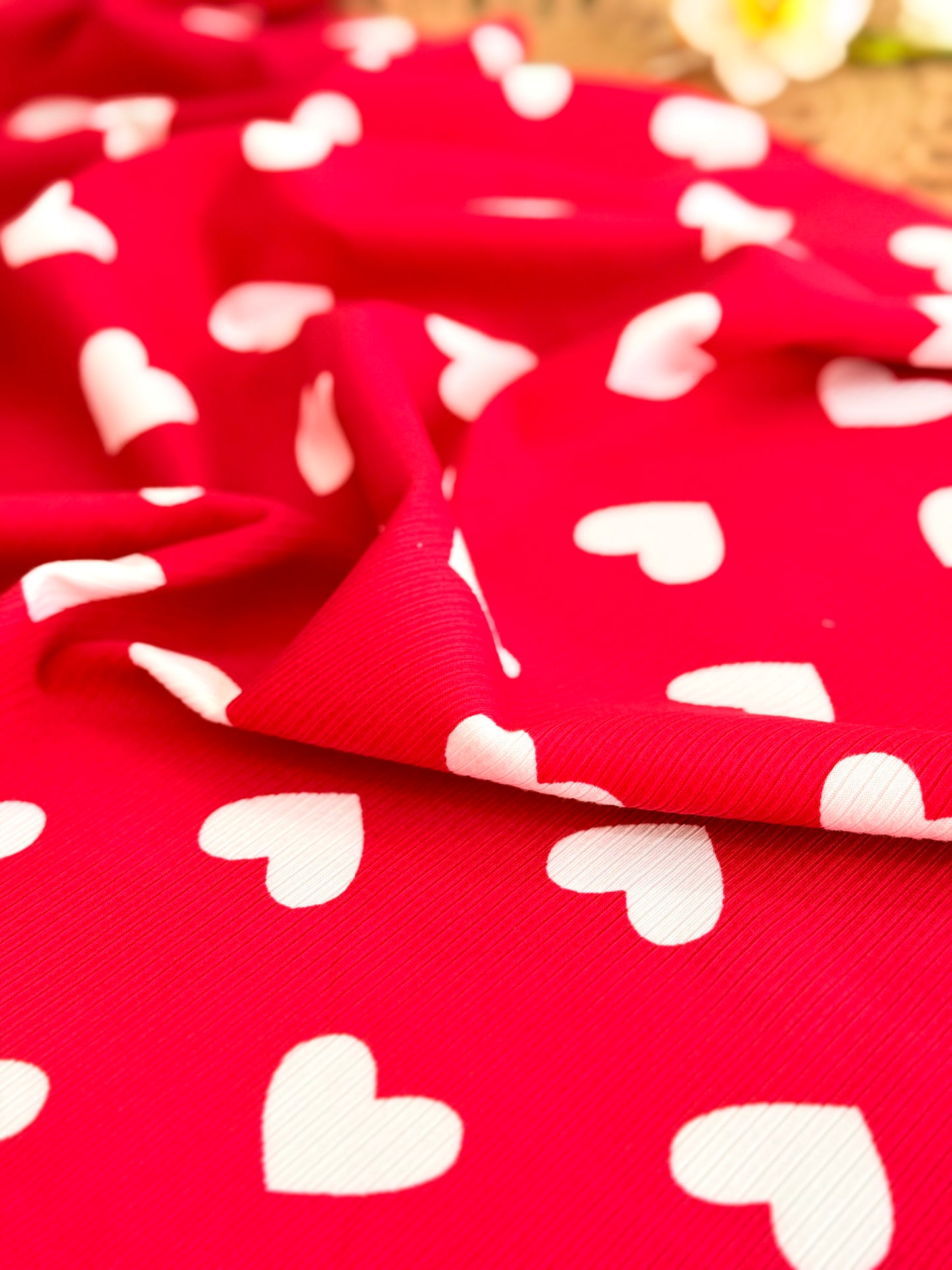 Printed Rib Sweet Valentine