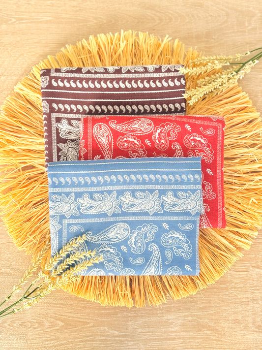 Printed Linen Heritage Paisley