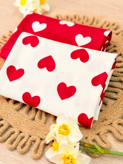 Printed Rib Sweet Valentine