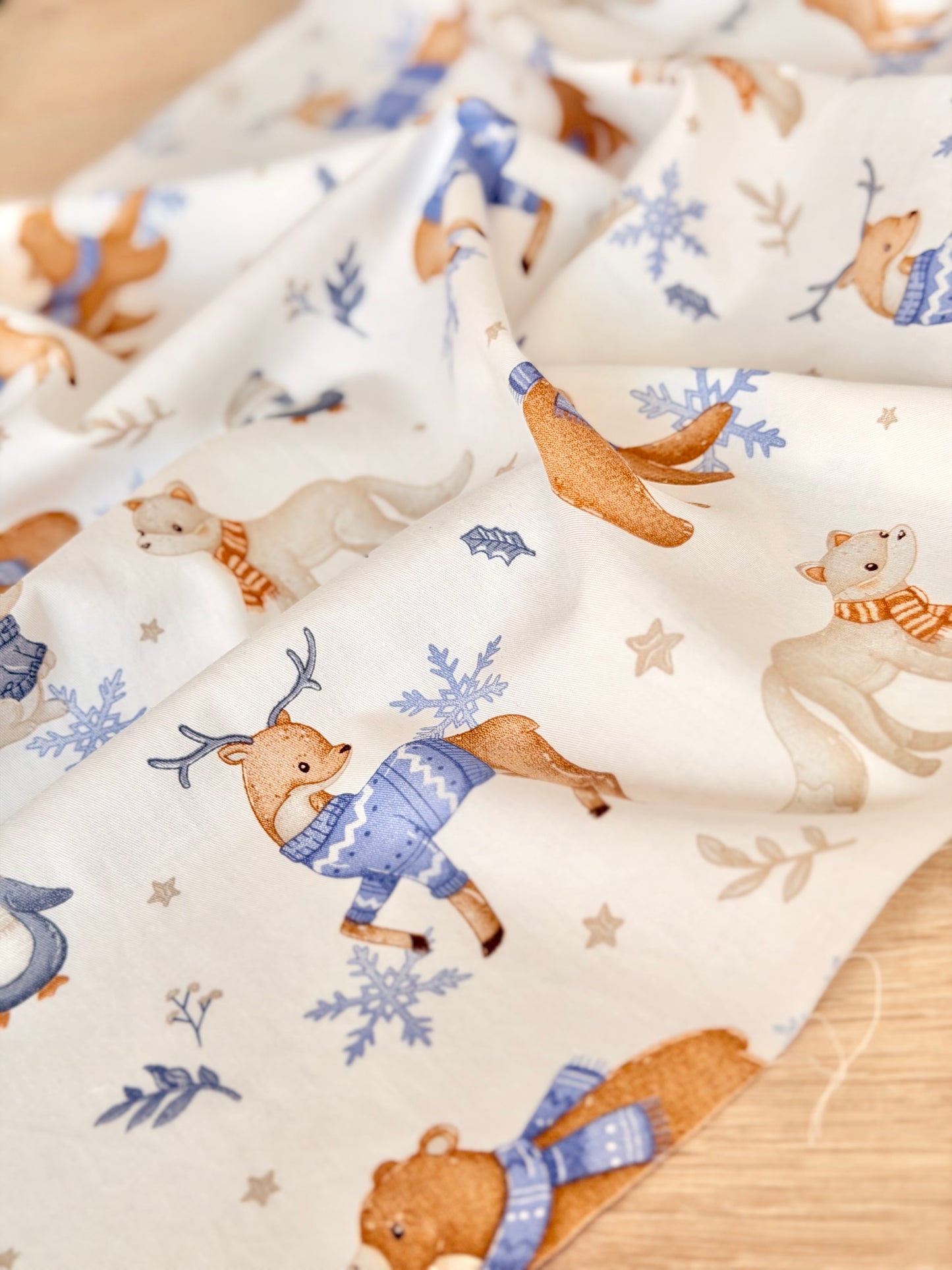 Cotton Twill Winter Friends