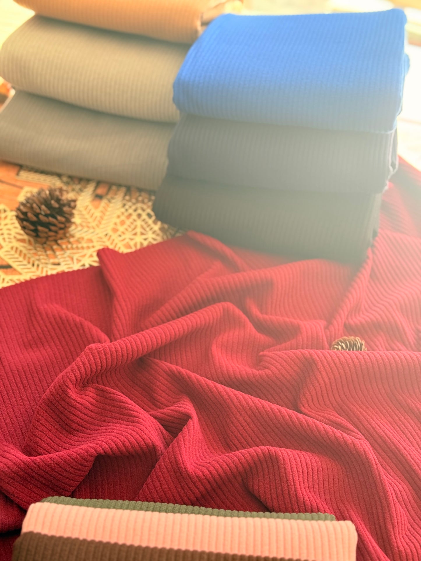 Knitted Sweater Cozy Rib