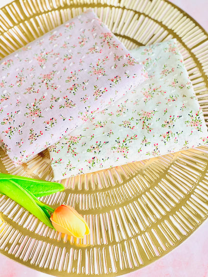 Printed Plumeti Cotton Flowers 13