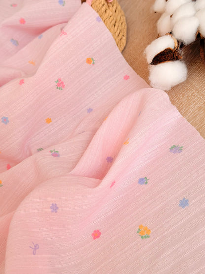 Embroidered Cotton Blossom Kiss