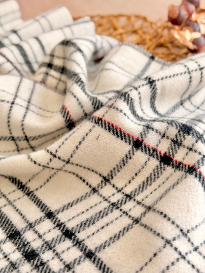 Paño de Lana Snow Windowpane