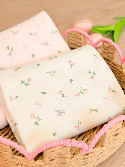 Printed Cotton Jersey Petite Meadow