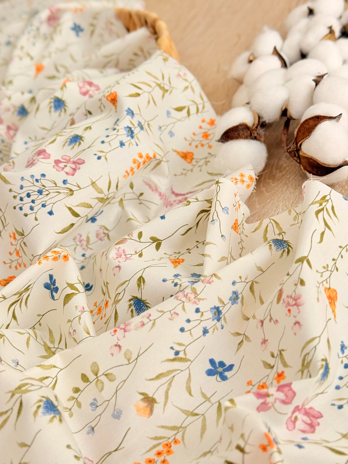 Cotton Twill Meadow Bloom