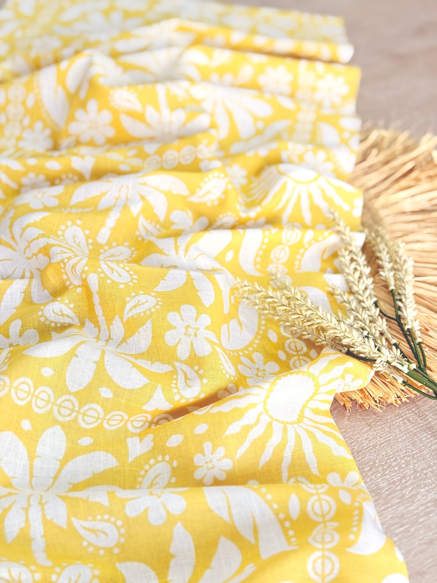 Printed Linen Sunlit Heritage