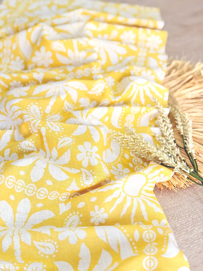 Printed Linen Sunlit Heritage