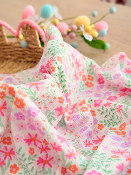 Printed Rib Garden Party