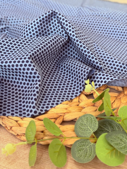 Printed Denim Circles