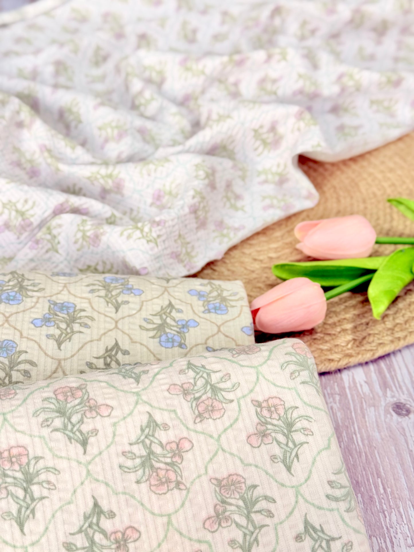 Knitted Seersucker Soft Herbarium